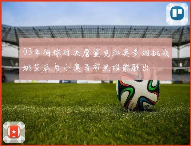 03年街球对决詹鲨克和奥多姆挑战姚艾瓜与小奥马布里谁能胜出